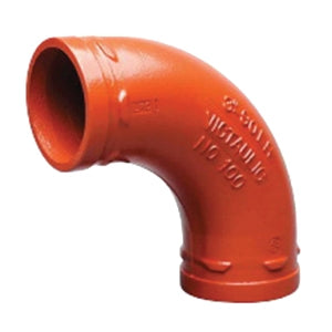 Victaulic F030100P00 3 Painted Grooved LR 90 Elbow 100