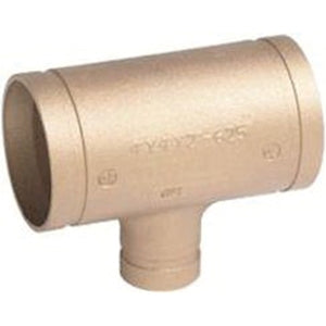 Victaulic FF09625C0C No. 625 6 x 4 in. Grooved Copper Tee