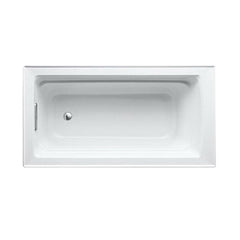 Kohler K-1123-0 Archer Acrylic End Drain Drop-In Bathtub 58 gal 60 in x 32 in x 19 in