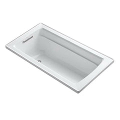 Kohler K-1123-0 Archer Acrylic End Drain Drop-In Bathtub 58 gal 60 in x 32 in x 19 in