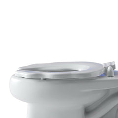 Kohler K-4686-A-0 Primary Plastic Toilet Seat, Round, White