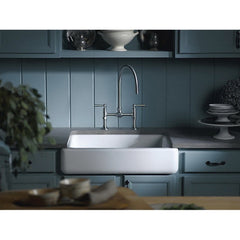 Kohler K-6486-0 Kitchen Sink 29-1/2 In L x 21-9/16 In W x 9-5/8 In H