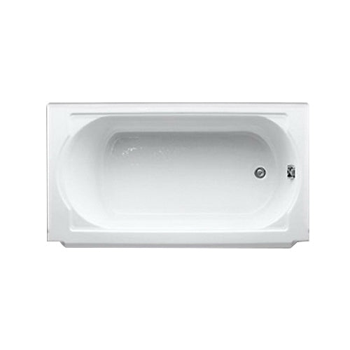 Kohler K-722-0 Memoirs Cast Iron Right Drain Bathtub 60 in x 33-3/4 in x 17-7/16 in