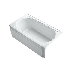 Kohler K-722-0 Memoirs Cast Iron Right Drain Bathtub 60 in x 33-3/4 in x 17-7/16 in