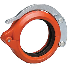 Victaulic L030078PEA Snap-Joint 78 Orange Enamel Ductile Iron Grooved Coupling with Grade E EPDM Gasket 3 in