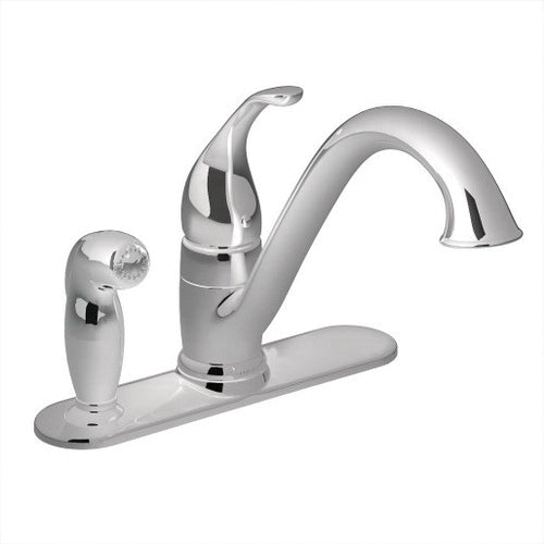 Moen 7835 Camerist Metal 1-Handle Kitchen Faucet with Spray, Polished Chrome