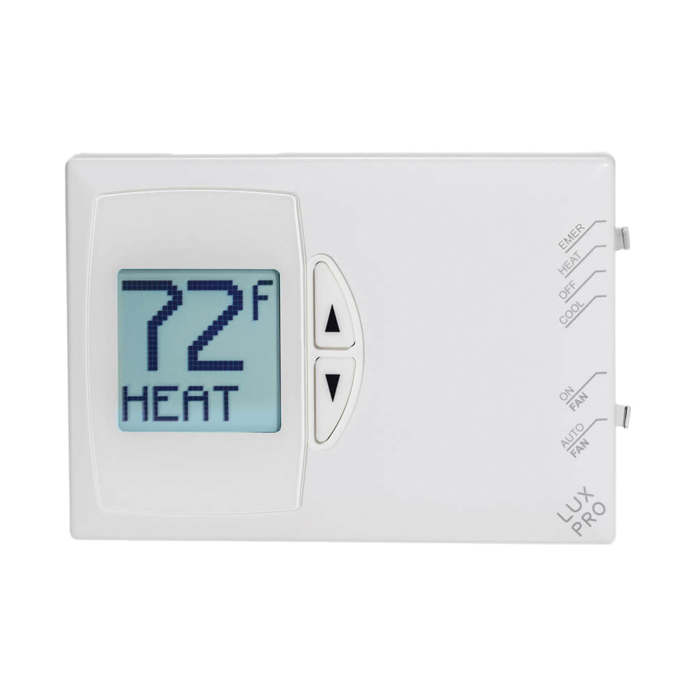 Lux PSDH121 Non-Programmable Thermostat 24 VAC 2 Heat/1 Cool Heat Pump