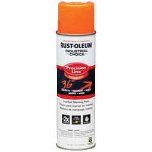 Rust-Oleum 203027 Paint Inverted Marking Fluorescent Orange 12/Pack