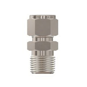 Tylok SS-6-DMC-6 CBC-LOK Male Connector 3/8 Tube x 3/8 Pipe - 316L Stainless Steel