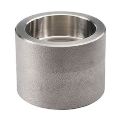 Merit Brass SW3412D-3224 Class 3000 304L Stainless Steel Reducing Coupling 2 x 1-1/2 in Socket Weld