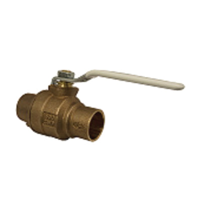 Apollo 77CLF24301A 1/2 in. Bronze Full Port Solder 600# Ball Valve