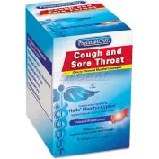 PhysiciansCare 90306 Cough and Sore Throat Cherry Menthol Lozenges Individually Wrapped