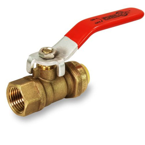 Everflow UPBVF12 | 1/2 Push X Female Ball Valve | Replacement MPN