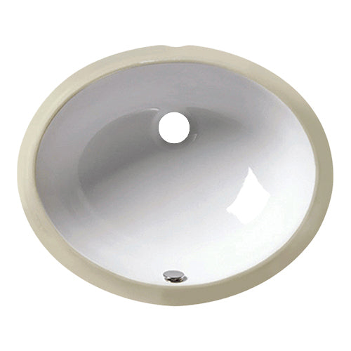 DAKOTA Dakota Plumbing Products US-1512BK Undermount Oval Sink