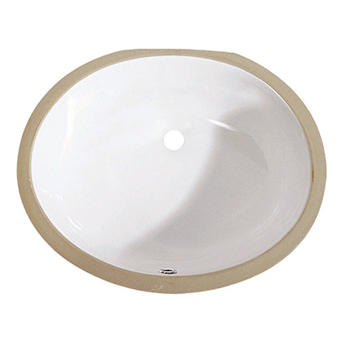 DAKOTA Dakota Plumbing Products US-1714B Undermount Oval Sink