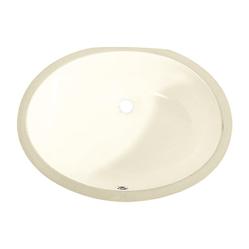 DAKOTA Dakota Plumbing Products US-2216B Undermount Oval Sink Biscuit