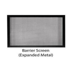 Empire DVFB36TBL Vented Gas Fireplace Barrier Screen; Black