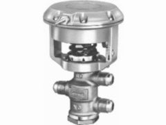 Johnson Controls VB-4332-4 Brass Flare Valve with Electric Actuator, 1/2 Inch Three-Way, Mix Style, 1.2 Cv