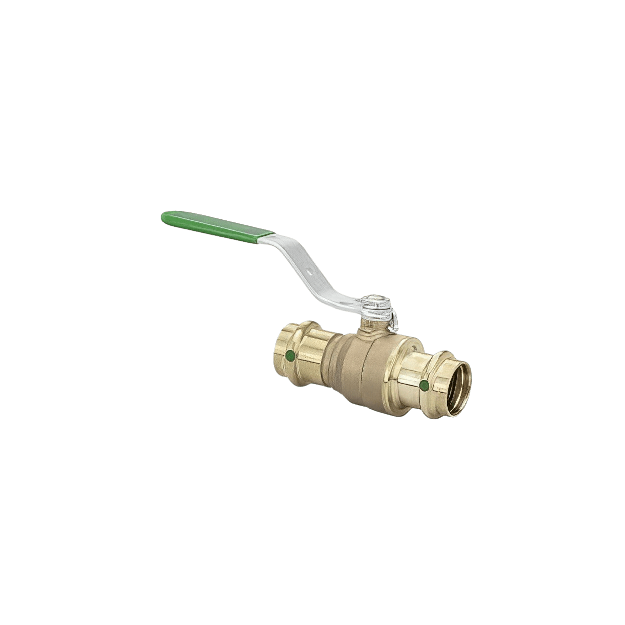 Viega 79943 ProPress 1-1/2 Inch Bronze Full Port Ball Valve with Stainless Steel Ball and Stem, Press x Press