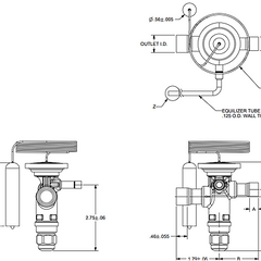 Trane VAL18912 Expansion Valve