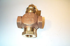 Johnson Controls VG7842NT822E00 Series VG7000 Model Brass Trim Globe Valve with MP822E001A/MP823E001A Pneumatic Actuator