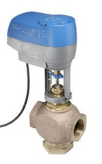 Johnson Controls VG7842LT+72CHGA Globe Valve With Actuator Without Auxiliary Switch Spring Return Three-Way NPT End Connection