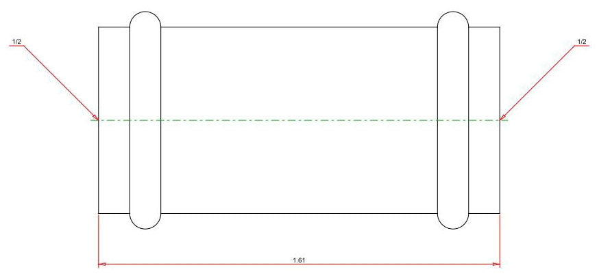 Viega 78172 Propress Coupling Without Stop 1/2 x 1/2