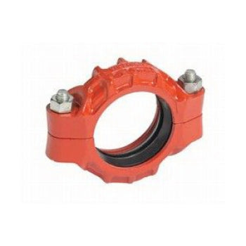 Victaulic L100077PT0 FireLock™ Style 77 10 In. Orange Enamel Painted Grooved Coupling