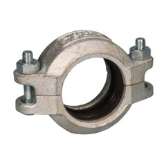 Victaulic L030075GE0 75 Series Flexible Coupling, 3 in Nominal, Grooved End Style, Ductile Iron, Orange Enamel