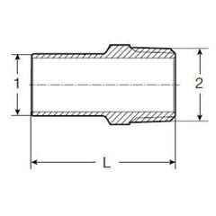 Viega 79385 1/2 x 3/4 - (FTG (CTS)-MPT) - Male Adapter (FTG)