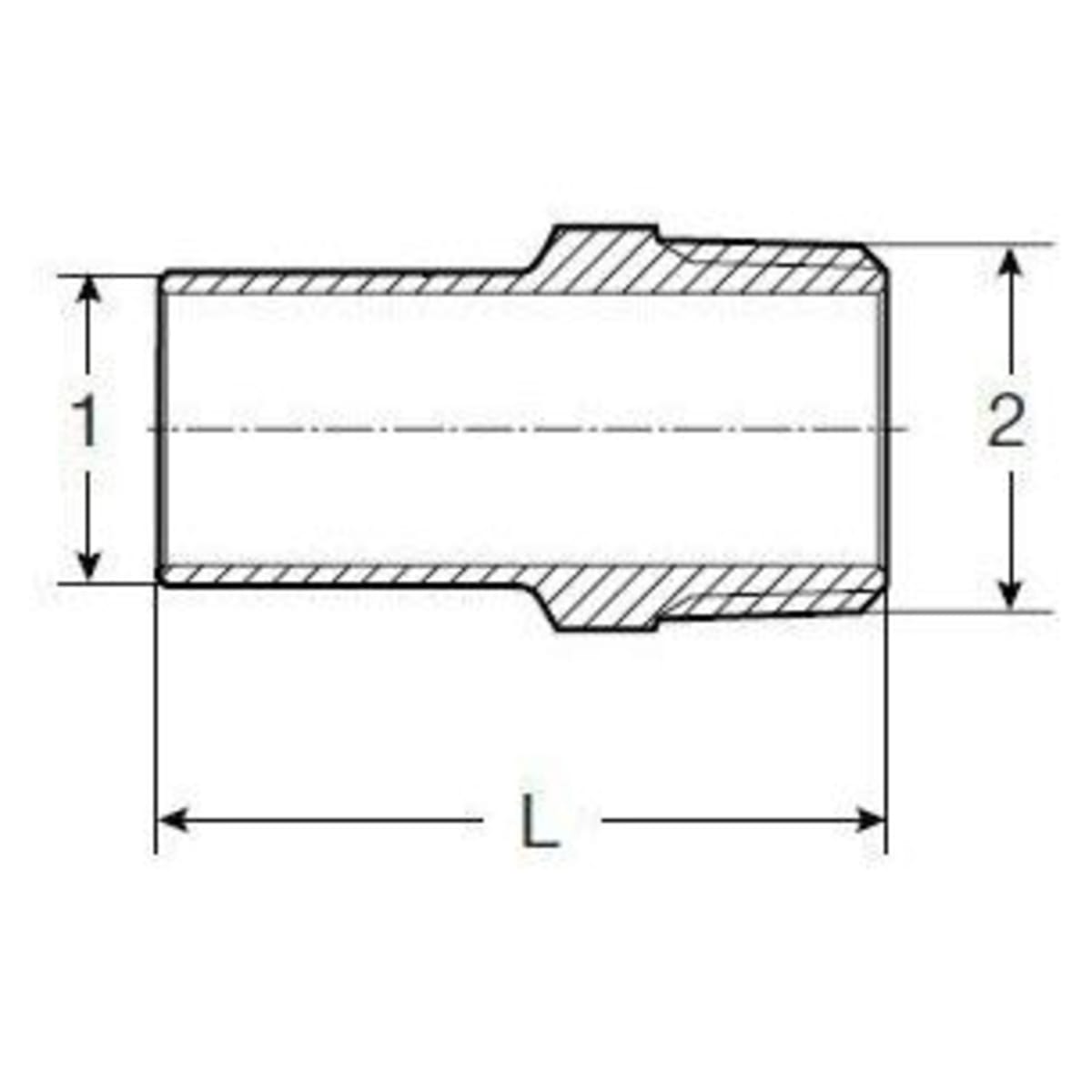 Viega 79390 3/4 x 1/2 - (FTG (CTS)-MPT) - Male Adapter (FTG)