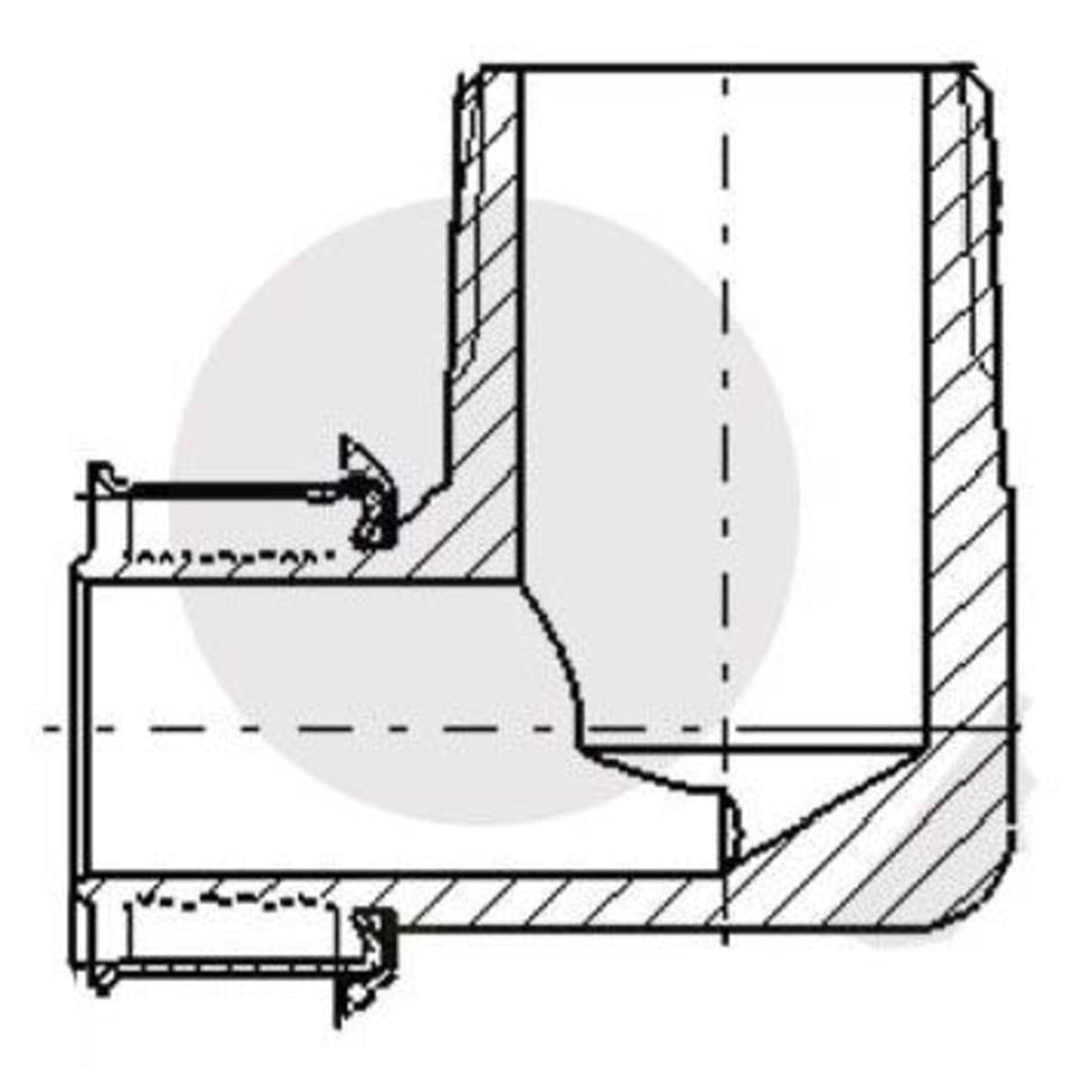 Viega 92540 3/4 x 3/4 - P-MPT - 90 Deg Elbow, PureFlow Press