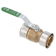 Viega 98201 1-1/4 x 1-1/4, Press x Press, 160 PSI, Lead-Free, Stainless Steel Ball, Bronze Body, Lever Handle, Ball Valve