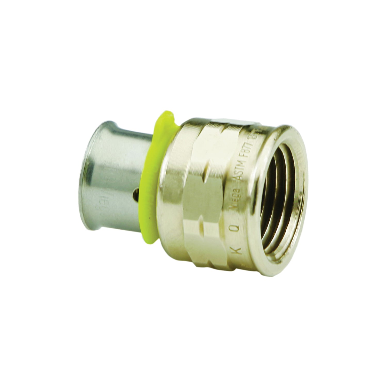 Viega 91520 PureFlow PEX Adapter, 1/2 inch x 1/2 inch, Press x FPT, Zero Lead Bronze