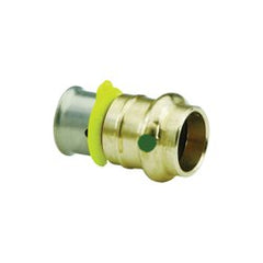 Viega 99626 PureFlow 1/2 in. Bronze PEX Press x 3/4 in. Copper Press Adapter