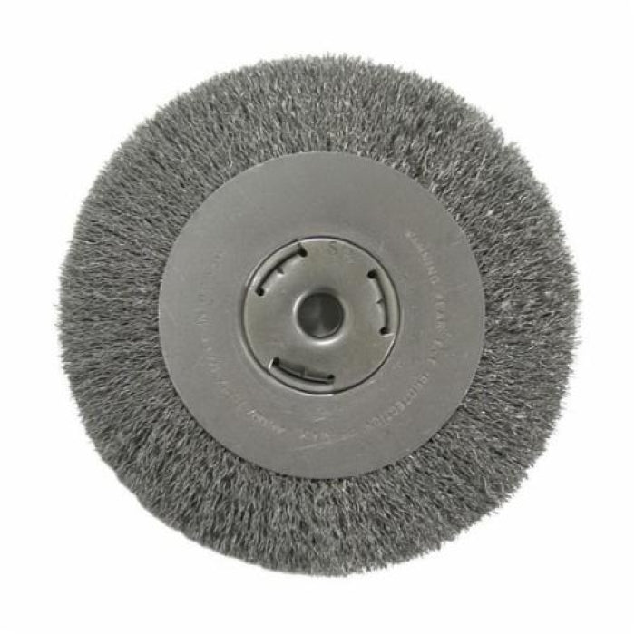 Weiler 36006 Vortec Pro Wide Face Wheel Brush 8 in Diameter 5/8 in Arbor