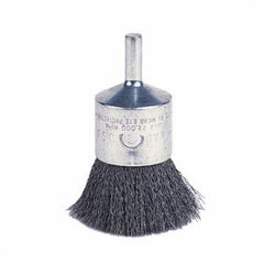 Vortec Pro 36285 Stem Mounted Crimped Wire End Brush 1 in Dia