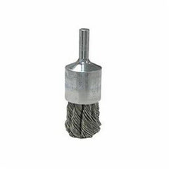 Weiler 36287 Vortec Pro End Brush - Stainless Steel Bristle - 3/4 in Diameter - 22000 RPM Max