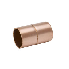 Mueller W 10107 4 In. Wrot Copper Rolled Stop Coupling - Copper