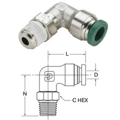 LEGRIS W169PLP-3-2 PIPE FITTINGS