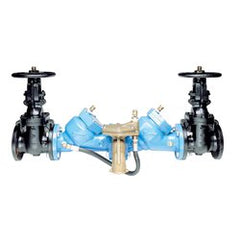 Watts 0122797 LF909 Reduced Pressure Zone Assembly, 4 in Nominal, Resilient Seated Gate Valve, Cast Copper Silicon Alloy Body, Domestic