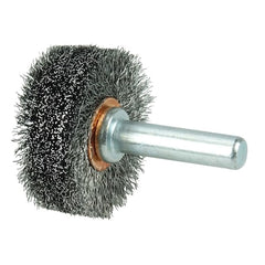 Weiler 17602 Stem-Mounted Wide Conflex Brush 20,000 rpm (1 1/2 inches D x 1/2 inches W)