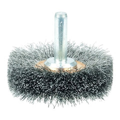 Weiler 17609 Stem-Mounted Narrow Conflex Brush 2 in Diameter x 3/8 in Width 20000 RPM 1/4 in Stem