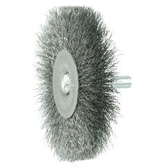 Weiler 17965 Crimped Wire Radial Wheel 0118 Steel Fill 1/4 Stem USA Pack of 10