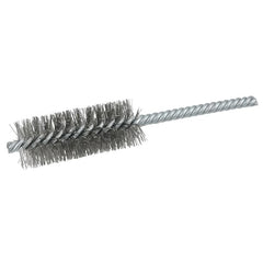 Weiler 21124 Double-Spiral Double-Stem Power Tube Brush, 1 in, .006 Wire Fill, 2-1/2 Brush Length