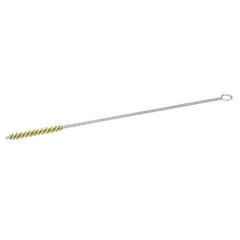 Weiler 21221 Hand Tube Brush Double Stem Double Spiral 3/16 0.03 Brass Wire Fill 1-1/2 Length Made in The USA Pack of 10