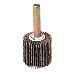 Weiler 30721 Vortec Coated Aluminum Oxide Flap Wheel 80 Grit 1 Inch Face Width 1 Inch Diameter 30000 RPM