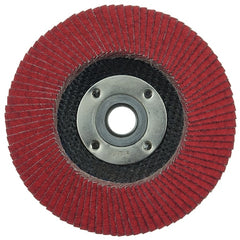 Weiler 50106 Saber Tooth Ceramic Flap Discs 60 Grit 4 1/2 inches 5/8 inches Arbor