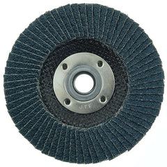 Weiler 51113 Tiger Paw Coated Abrasive Flap Disc 4-1/2 in 40 Grit 5/8 Arbor Phenolic Back