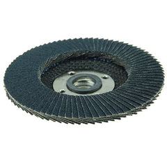 Weiler 51114 Tiger Paw Coated Abrasive Flap Disc 4-1/2 in 60 Grit 5/8 in-11 13000 rpm Type 27